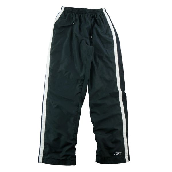 Second life - Spodnie dresowe męskie Vintage Y2K prosty krój - Jak nowy. Czarne spodnie sportowe męskie Reebok, z dresówki. Za 122.16 zł.