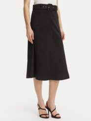 Rinascimento Spódnica z imitacji skóry CFC0127915003 Czarny Regular Fit. Czarne spódniczki damskie RINASCIMENTO, xs, bez wzorów, ze skóry. Za 549.99 zł.