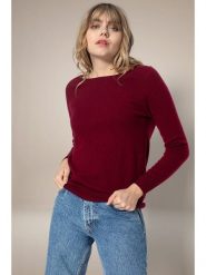 Perfect Cashmere Kaszmirowy sweter "Leslie" w kolorze bordowym rozmiar: S. Czerwone swetry klasyczne damskie Perfect Cashmere, s, z kaszmiru, bez kołnierzyka. Za 347.99 zł.