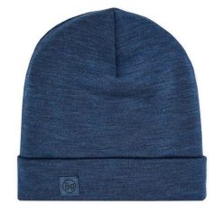 Czapka Buff Merino Heavyweight Beanie. Szare czapki męskie Buff, na zimę, bez wzorów, z wełny, sportowe. Za 114.99 zł.