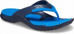 Japonki Dla Dorosłych Crocs Modi Sport Flip. Niebieskie klapki damskie Crocs, z materiału. Za 139.99 zł.