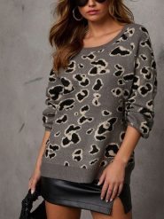 LA Angels Sweter w kolorze szaro-czarnym rozmiar: M. Czarne swetry klasyczne damskie LA Angels, m, bez kołnierzyka. Za 165.99 zł.