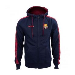 Najpiękniejszy klasyczny sweter Barcelony. Niebieskie swetry męskie FC Barcelona, bez wzorów, bez kołnierzyka. W wyprzedaży za 294.90 zł.
