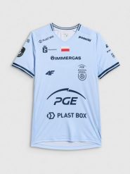 4F Koszulka meczowa replika domowa z sezonu 2025/26 męska 4F x Projekt Warszawa - niebieska L. Niebieskie t-shirty sportowe męskie 4f, l, z dzianiny, bez ramiączek. Za 189.99 zł.