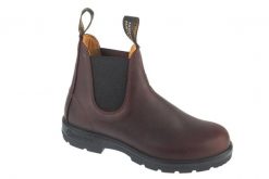 Sztyblety unisex, Chelsea Boot. Czerwone sztyblety męskie Blundstone, z materiału, bez zapięcia. Za 939.99 zł.