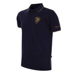 AS Roma koszulka polo Heritage Niebieski. Niebieskie koszulki polo męskie COPA FOOTBALL, m, bez wzorów, z materiału, bez ramiączek. Za 340.03 zł.