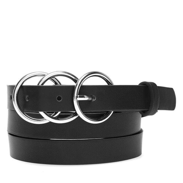 Pasek Damski Jenny Fairy. Czarne paski damskie Jenny Fairy, bez wzorów. Za 29.99 zł.