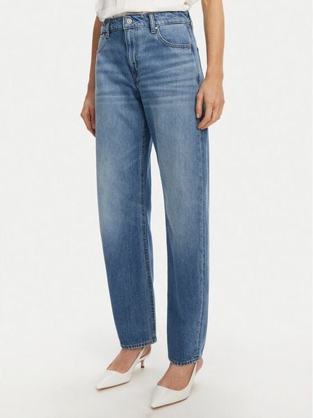 BOSS Jeansy Daelya 50538602 Niebieski Relaxed Fit. Niebieskie jeansy damskie Boss. Za 649.99 zł.