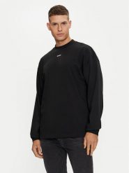 Hugo Bluza Daposo 50511029 Czarny Relaxed Fit. Czarne bluzy bez kaptura męskie Hugo, m, z bawełny. Za 296.99 zł.