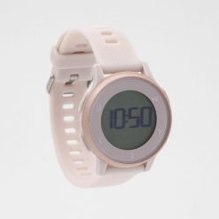 Zegarek do biegania Kalenji W500S. Czarne, cyfrowe zegarki damskie Decathlon, plastikowe. Za 69.99 zł.