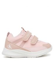 Calvin Klein Sneakersy Low Cut Velcro Sneaker V1A9-83102-1845 M Różowy. Czerwone buty sportowe dziewczęce CALVIN KLEIN, bez wzorów, z materiału, bez zapięcia. Za 279.99 zł.