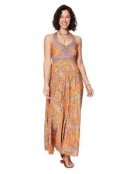 Ipanima Sukienka w kolorze pomarańczowym rozmiar: 38/40. Pomarańczowe sukienki damskie Ipanima, na co dzień, bez wzorów, bez kołnierzyka, bez ramiączek, maxi, proste. Za 78.99 zł.