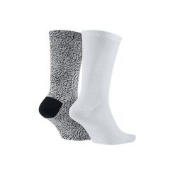 Skarpety męskie nike air jordan elephant crew socks white black. Czarne skarpetki męskie Nike, bez wzorów. Za 79.00 zł.