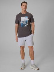 4F Spodenki dresowe męskie - szare 3XL. Szare szorty męskie 4f, na lato, bez wzorów, z dresówki, sportowe. Za 89.99 zł.