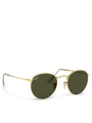 Ray-Ban Okulary przeciwsłoneczne Round Metal 0RB3447 001 Złoty. Żółte okulary przeciwsłoneczne damskie Ray-Ban. Za 641.75 zł.