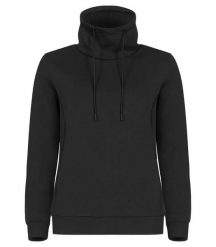 Clique Hobart Women bluza z wysokim kołnierzem, czarna. Czarne bluzy bez kaptura damskie CLIQUE, s, z elastanu. Za 188.92 zł.