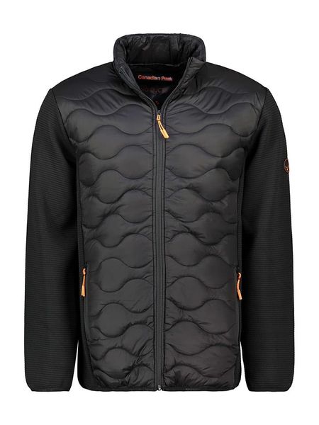 Canadian Peak Kurtka polarowa "Tahitoeak" w kolorze czarnym rozmiar: S. Czarne kurtki męskie Canadian Peak, s, z aplikacjami, z materiału, bez kaptura. Za 130.81 zł.