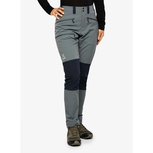 Spodnie górskie damskie Haglofs Mid Slim Pant. Niebieskie spodnie dresowe damskie Haglöfs, na lato, bez wzorów. Za 465.99 zł.