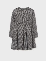 Mayoral Sukienka elegancka 7.966 Czarny Regular Fit. Czarne sukienki dziewczęce Mayoral, bez wzorów, z wiskozy, eleganckie, bez ramiączek. Za 209.99 zł.