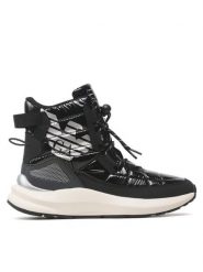 EA7 Emporio Armani Kozaki X8M005 XK308 R655 Czarny. Czarne buty zimowe męskie EA7 Emporio Armani, z materiału, bez zapięcia. Za 1,029.00 zł.