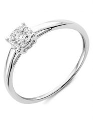 Revoni Złoty pierścionek z diamentem rozmiar: 58. Szare pierścionki damskie Revoni, z diamentem, złote. Za 1,565.99 zł.