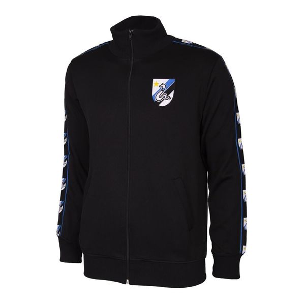 Kurtka dla dorosłych FC Internazionale Taper. Czarne kurtki męskie COPA FOOTBALL, xl, bez wzorów, eleganckie, bez kaptura. Za 422.89 zł.