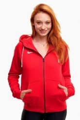 Bluza sportowa damska Nike Wmns Park 20. Czerwone bluzy sportowe damskie Nike, l, bez wzorów, z bawełny, bez ramiączek, długie, bez kaptura. Za 219.30 zł.