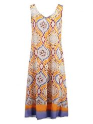 KEY LARGO Sukienka w kolorze pomarańczowym rozmiar: L. Pomarańczowe sukienki damskie KEY LARGO, na co dzień, l, bez wzorów, z wiskozy, bez kołnierzyka, bez ramiączek, midi, proste. Za 139.20 zł.