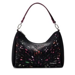 Torebka Desigual. Czarne torebki klasyczne damskie Desigual, bez wzorów, bez dodatków. Za 199.99 zł.