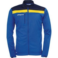 Kurtka Uhlsport Offense 23 Poly. Niebieskie kurtki męskie UHLSPORT, bez wzorów, sportowe, bez kaptura. Za 161.50 zł.