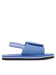 BOSS Sandały J52820 D Niebieski. Niebieskie sandały chłopięce Boss, z materiału, bez zapięcia. Za 209.99 zł.