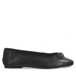 Baleriny Gant. Czarne baleriny damskie Gant, bez wzorów, bez obcasa. Za 549.99 zł.