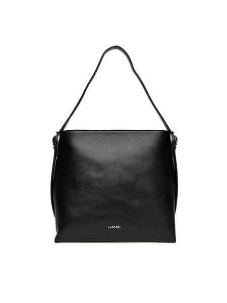 Lasocki Torebka C-LSK-L-005-08 Czarny. Czarne torebki klasyczne damskie Lasocki, bez wzorów, z materiału, bez dodatków. Za 189.99 zł.