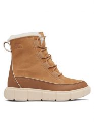 Sorel Śniegowce Youth Explorer III Lace Wp 2088511253 Brązowy. Brązowe kozaki dziewczęce Sorel, bez wzorów, ze skóry, bez obcasa. Za 349.99 zł.