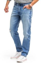 WRANGLER TEXAS TAPER MĘSKIE SPODNIE JEANSOWE OKIE W12T7328O 112320077. Spodnie materiałowe męskie Wrangler, bez wzorów, z jeansu. Za 239.99 zł.