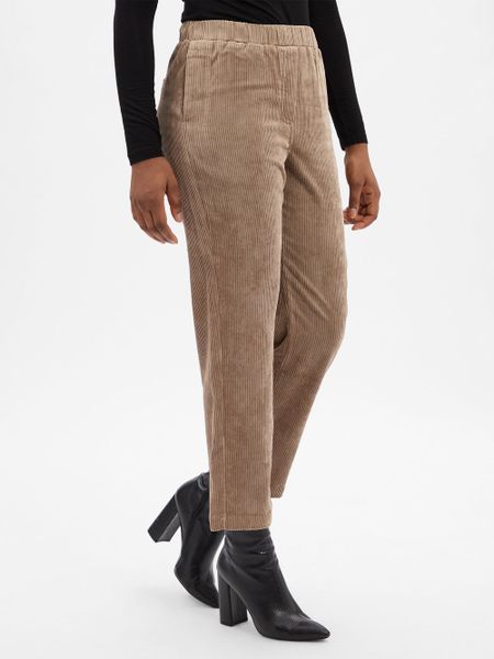 Marie Lund spodnie sztruksowe Kobiety brązowy, 36. Brązowe spodnie materiałowe damskie Marie Lund, bez wzorów, ze sztruksu. Za 349.95 zł.