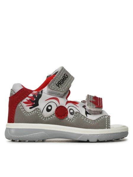 Primigi Sandały 1860800 Szary. Szare sandały chłopięce Primigi, z materiału, bez zapięcia. Za 179.99 zł.