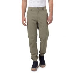 Męskie spodnie trekkingowe z odpinanymi nogawkami Siroko Cairn Green. Zielone szorty męskie SIROKO, bez wzorów, z materiału, sportowe. Za 254.00 zł.