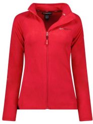 Geographical Norway Kurtka polarowa "Tug" w kolorze czerwonym rozmiar: L. Czerwone kurtki damskie Geographical Norway, l, bez wzorów, z polaru, bez kaptura. Za 84.99 zł.