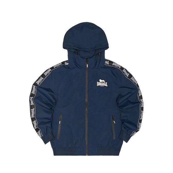 Kurtka z kapturem Lonsdale Ouston. Białe kurtki męskie Lonsdale, l, z aplikacjami, z materiału, z kapturem. Za 383.00 zł.