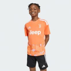 Koszulka podstawowa bramkarska Juventus 26/27. Brązowe t-shirty damskie Adidas, l, bez wzorów, z materiału, bez kołnierzyka. Za 329.00 zł.