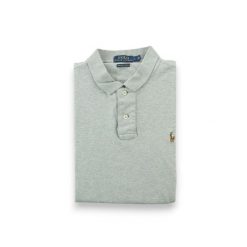 Second life - Polo Ralph Lauren koszulka męska z krótkim rękawem - Stan dobry. Szare koszulki polo męskie Ralph Lauren, l, bez wzorów, z materiału, bez ramiączek. Za 106.46 zł.