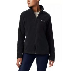 Bluza polarowa turystyczna damska Columbia Fast Trek II. Czarne bluzy bez kaptura damskie Columbia, xl, z polaru. Za 184.99 zł.