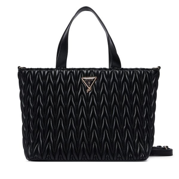 Torebka Guess. Czarne torebki klasyczne damskie Guess, z aplikacjami, bez dodatków. Za 294.99 zł.