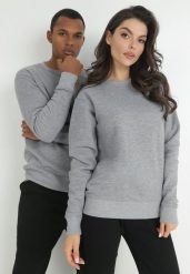 Szara Bluza Hypnol. Szare bluzy bez kaptura męskie Born2be, m, z dzianiny. Za 29.99 zł.