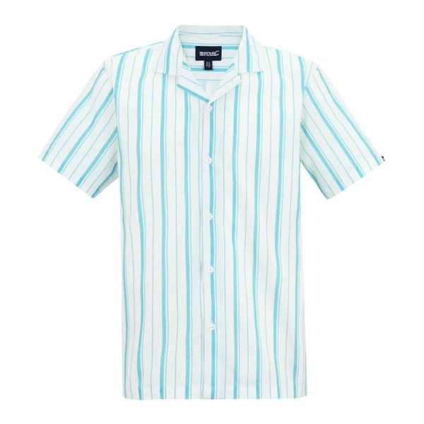 Koszula Regatta Hadlin. Białe koszule męskie Regatta, bez wzorów, bez kołnierzyka, bez ramiączek. Za 235.00 zł.