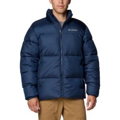 Kurtka sportowa męska Puffect III Jacket. Niebieskie kurtki treningowe męskie Columbia, l, bez wzorów, z poliesteru, trekkingowe. Za 449.99 zł.