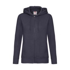 Bluza damska z kapturem Fruit of the Loom Premium. Niebieskie bluzy z kapturem damskie Fruit of the Loom, m, z bawełny. Za 143.15 zł.