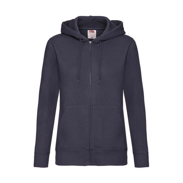 Bluza damska z kapturem Fruit of the Loom Premium. Niebieskie bluzy z kapturem damskie Fruit of the Loom, m, z bawełny. Za 143.15 zł.