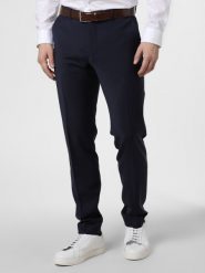 Drykorn Spodnie Mężczyźni Slim Fit Sztuczne włókno niebieski, 54. Niebieskie spodnie materiałowe męskie Drykorn, bez wzorów, z włókna. Za 709.95 zł.